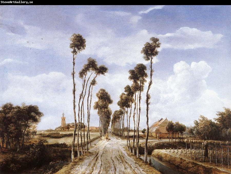 Meindert Hobbema The Alley at Middelharnis